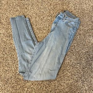 Light Wash Skinny Jeans